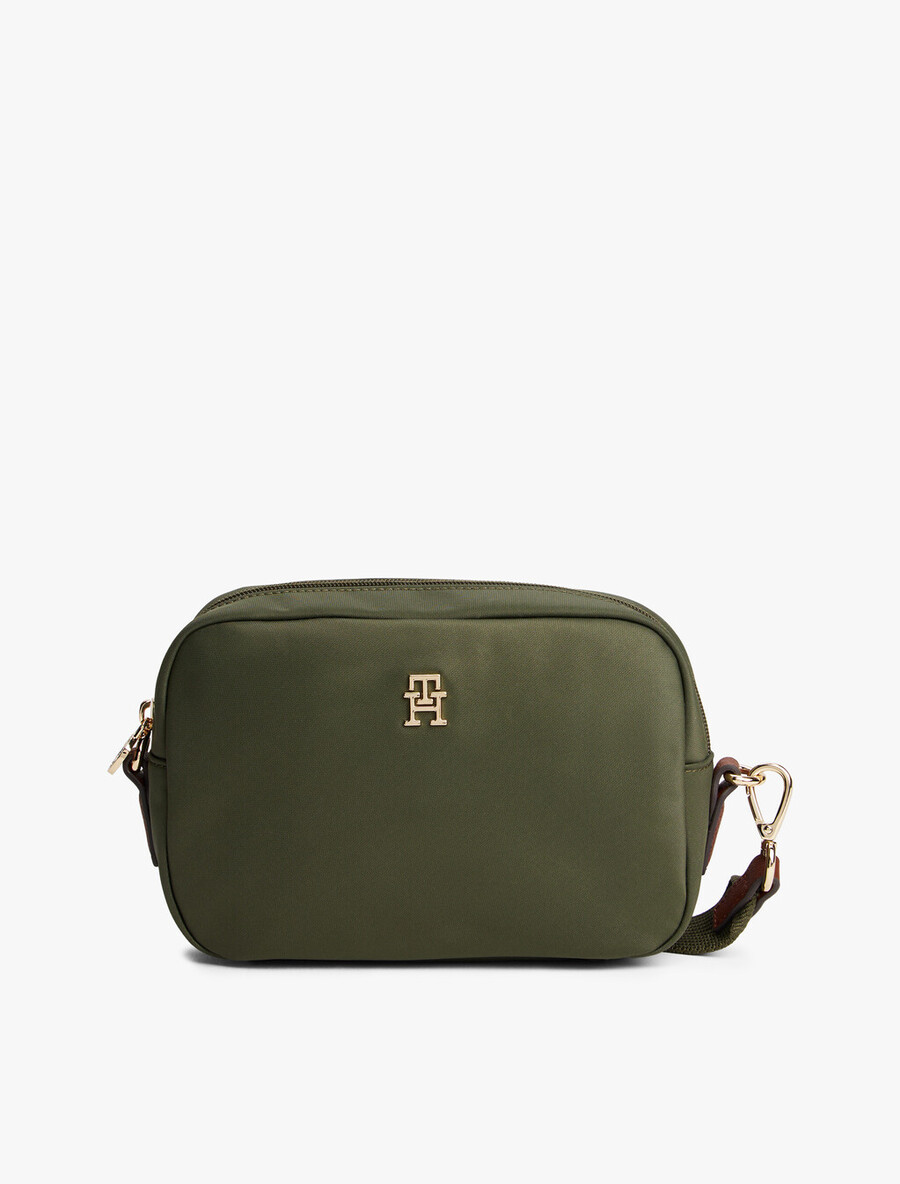 borsa a tracolla per fotocamera in fettuccia