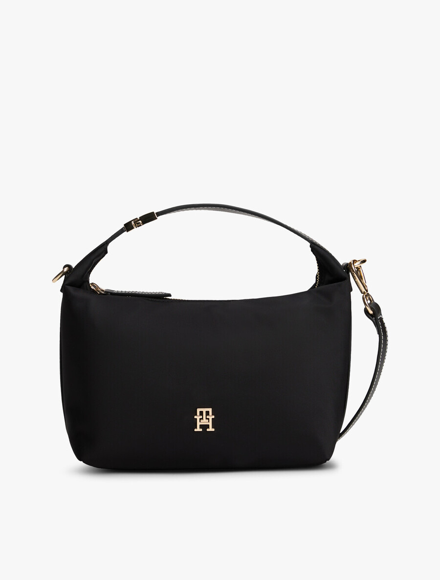 borsa a tracolla con placca monogramma th