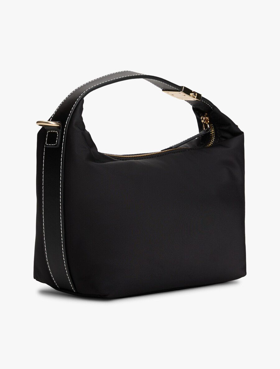 borsa a tracolla con placca monogramma th