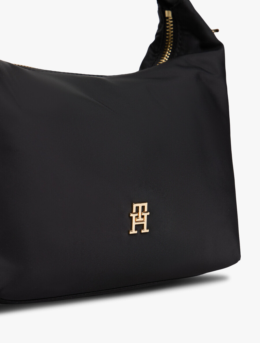borsa a tracolla con placca monogramma th