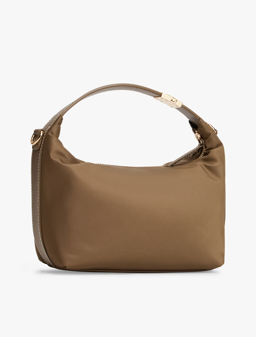 borsa a tracolla con placca monogramma th