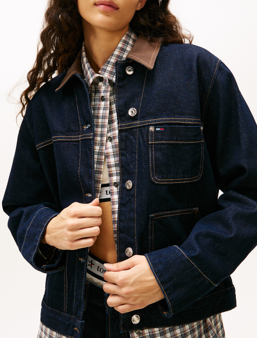 giacca oversize in denim