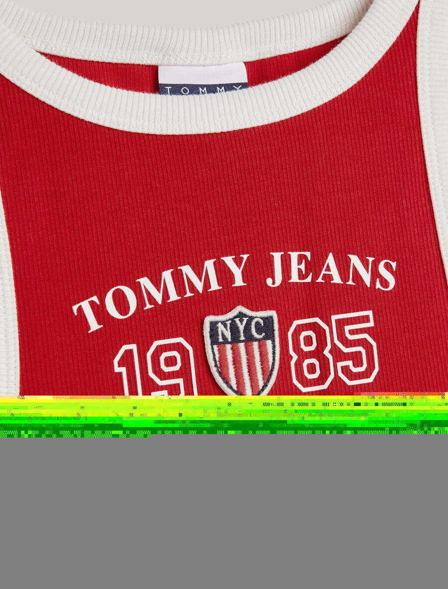 mini abito con logo tj x international games