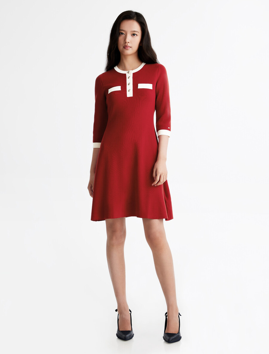 abito henley fit flare