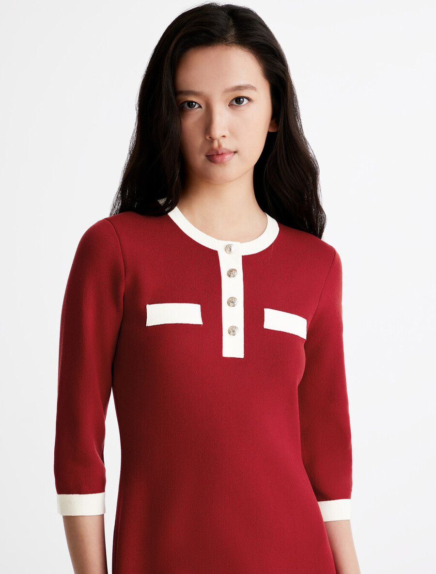 abito henley fit flare