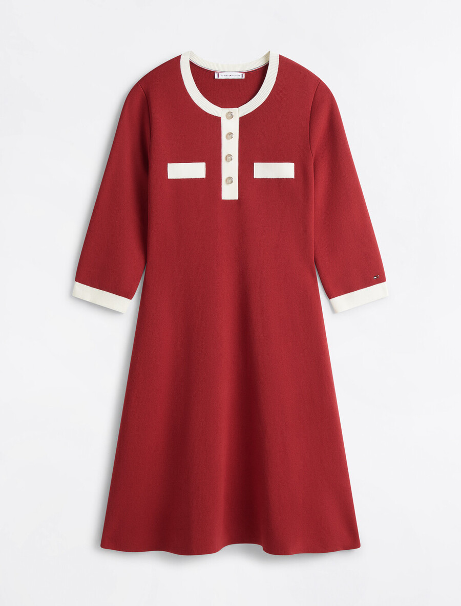 abito henley fit flare