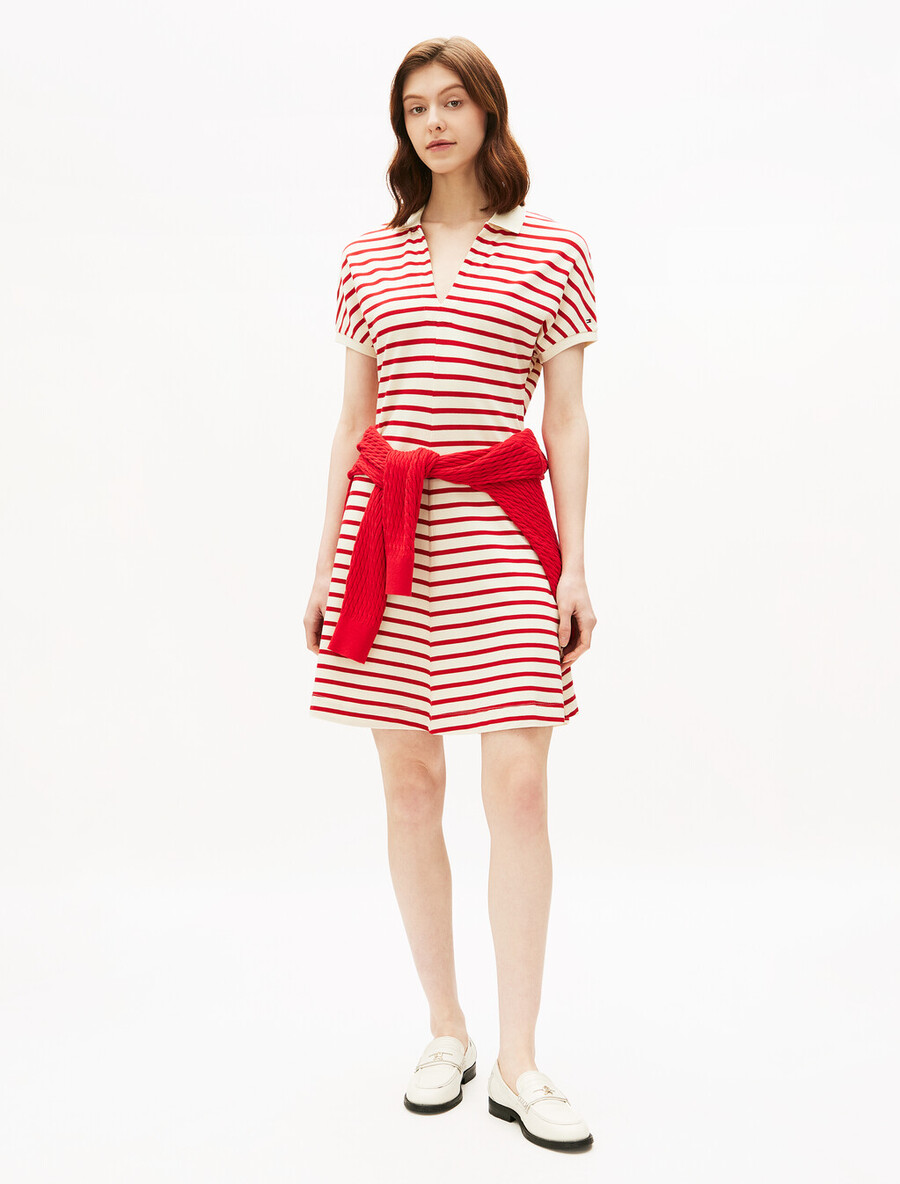 abito polo asia fit in lyocell fit flare