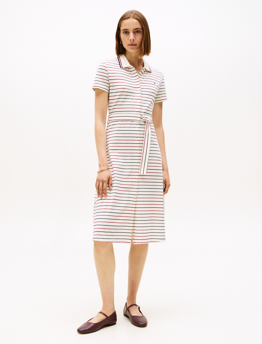 abito polo asia fit midi fit flare