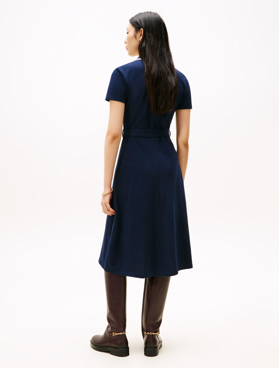 abito polo asia fit midi fit flare