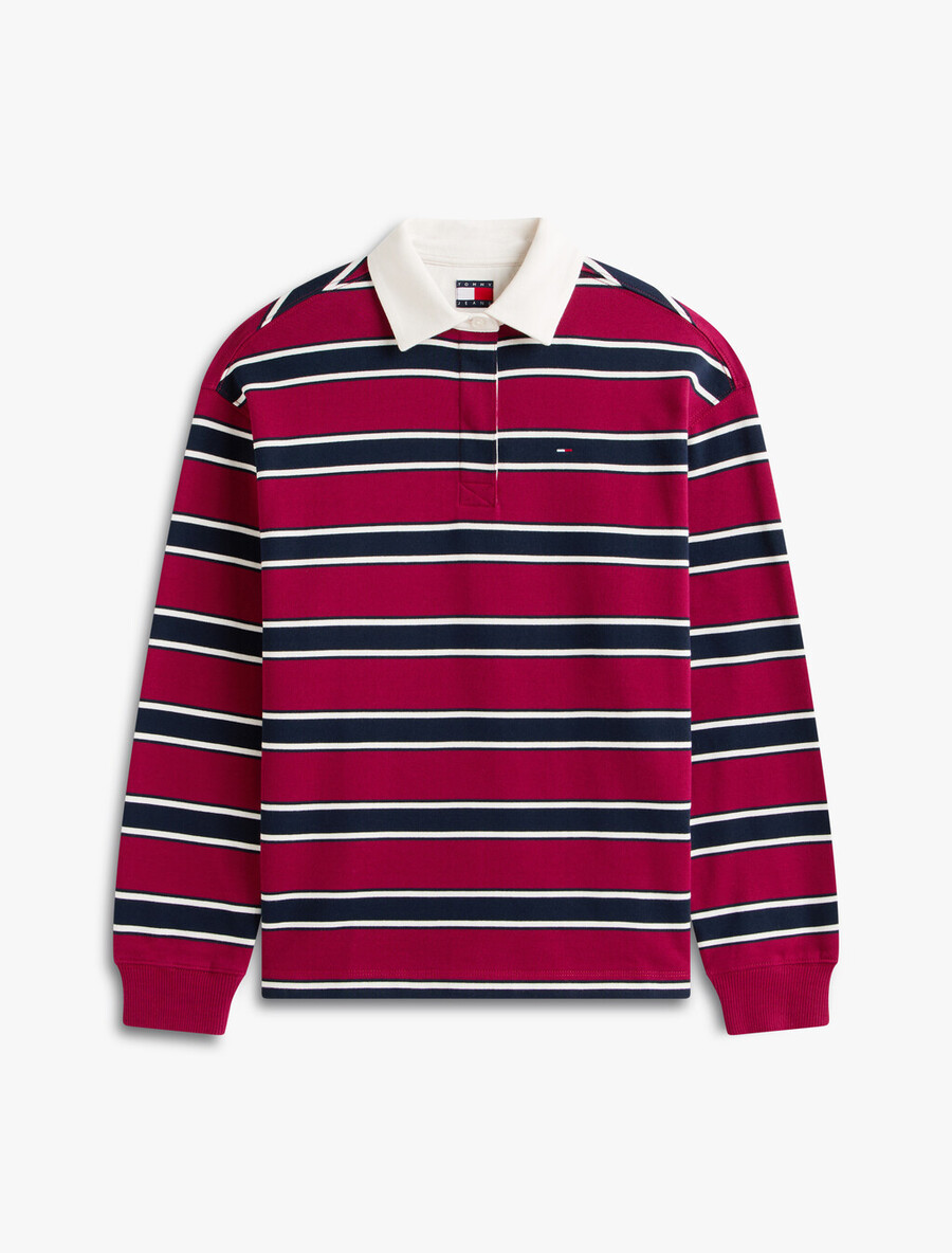 maglia da rugby a righe rilassate