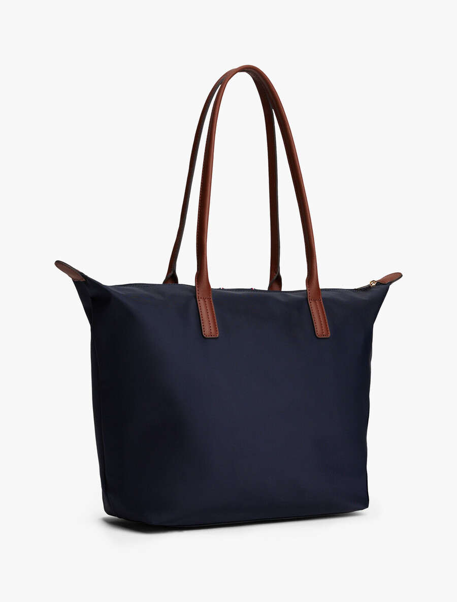 borsa tote con monogramma th aziendale