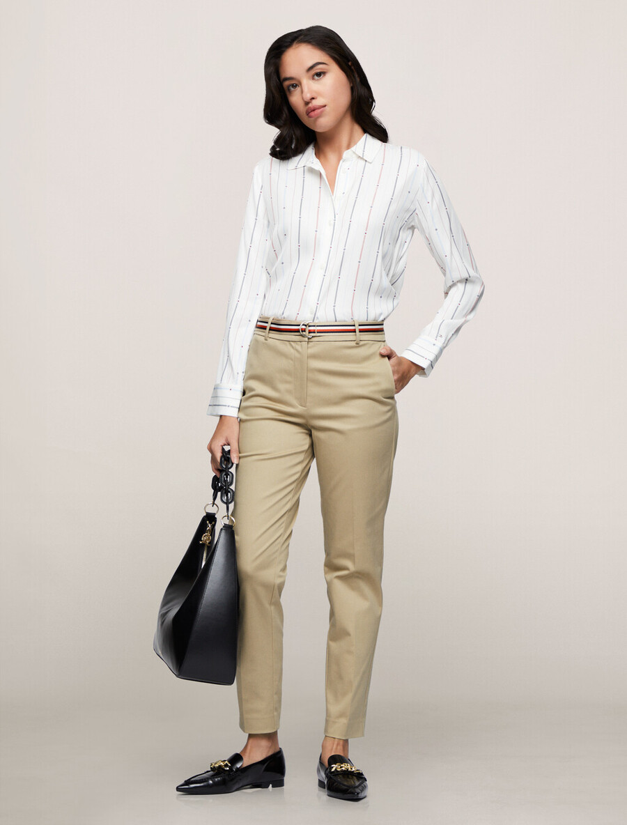 pantaloni alla caviglia slim london