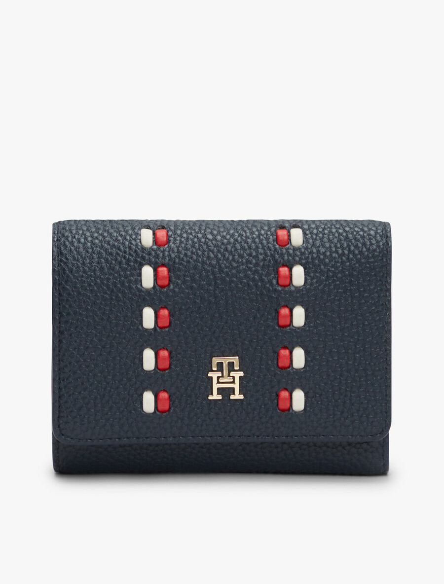 portafoglio trifold hilfiger icon th monogram