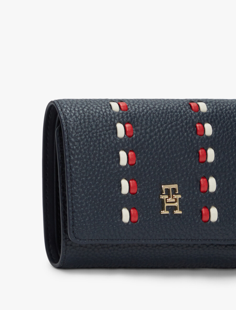 portafoglio trifold hilfiger icon th monogram