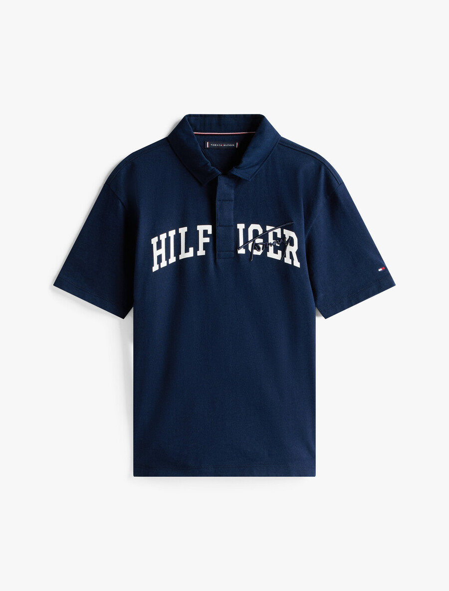 polo con grafica mista archive per ragazzi