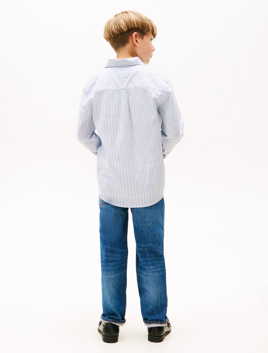 camicia a righe miste