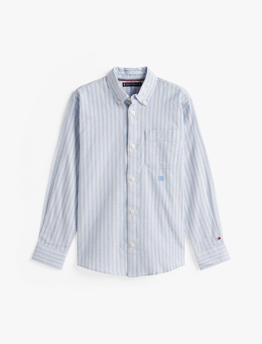 camicia a righe miste