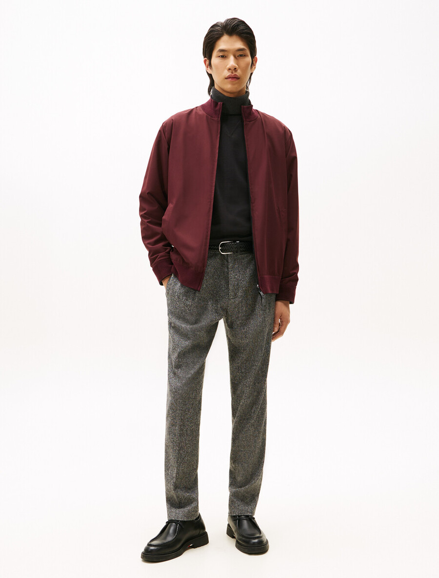 giubbotto bomber reversibile mix media