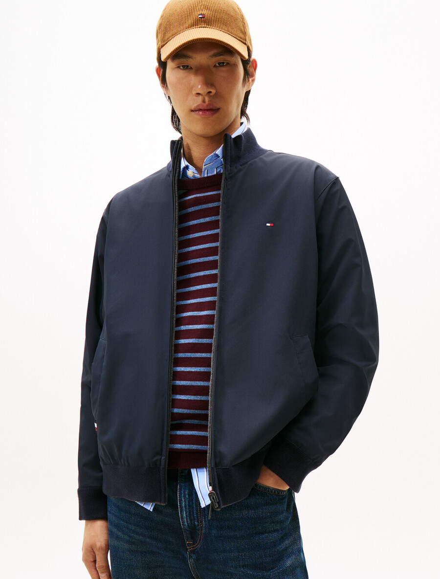 giubbotto bomber reversibile mix media