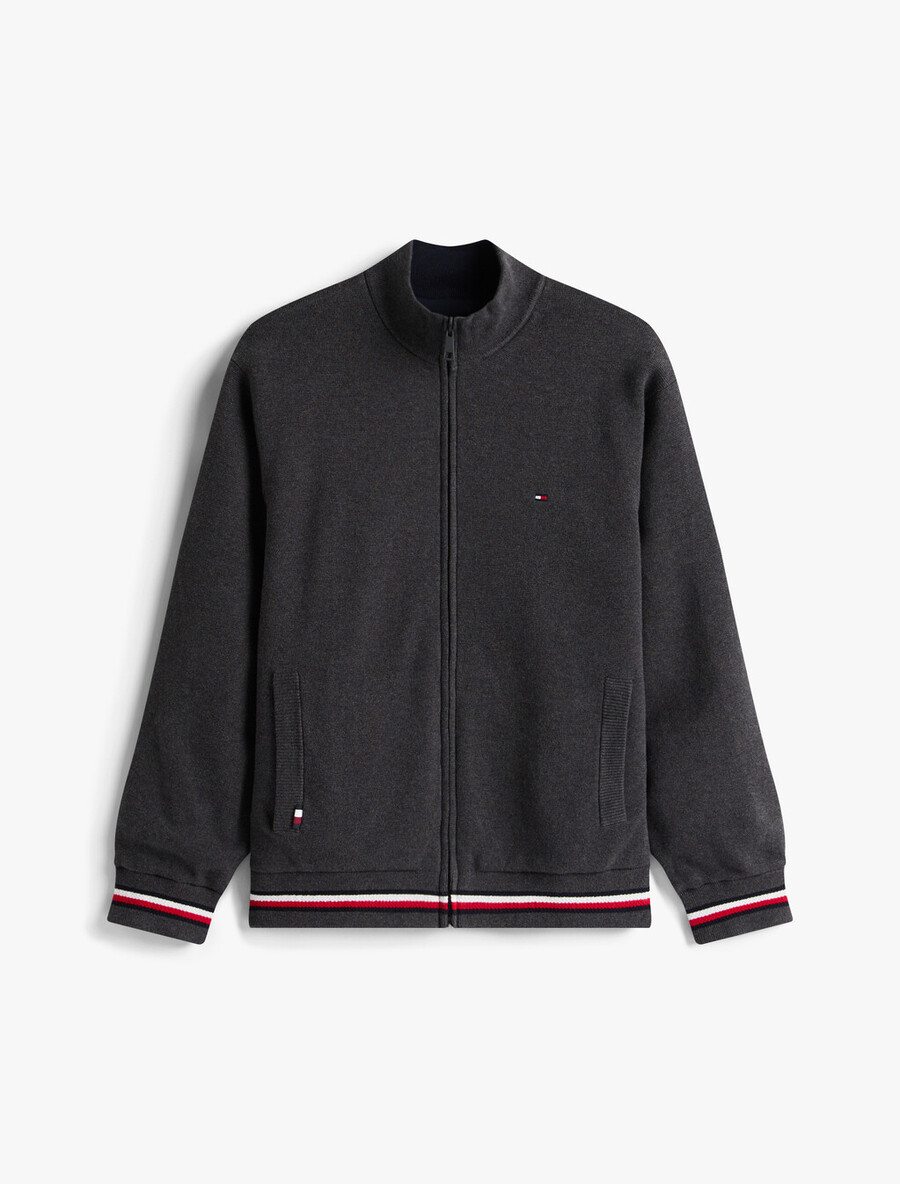 giubbotto bomber reversibile mix media
