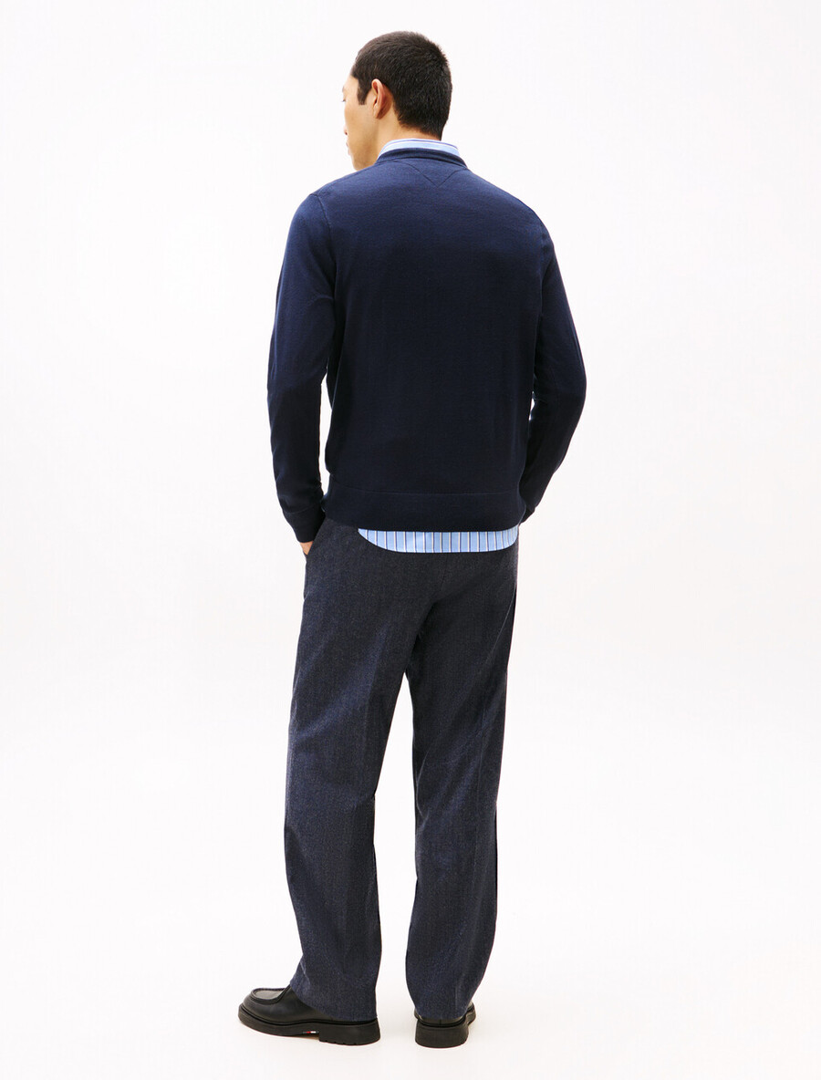 maglione in cotone seta e cashmere