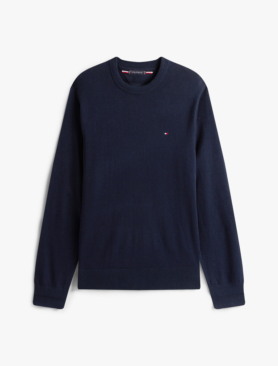 maglione in cotone seta e cashmere