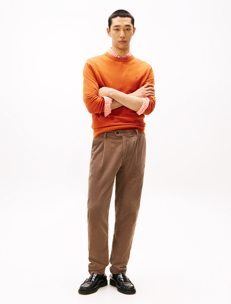 maglione in cotone seta e cashmere