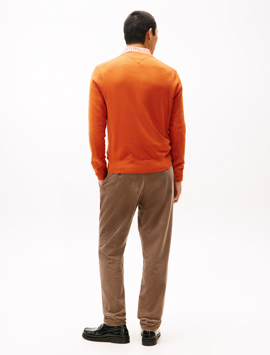 maglione in cotone seta e cashmere