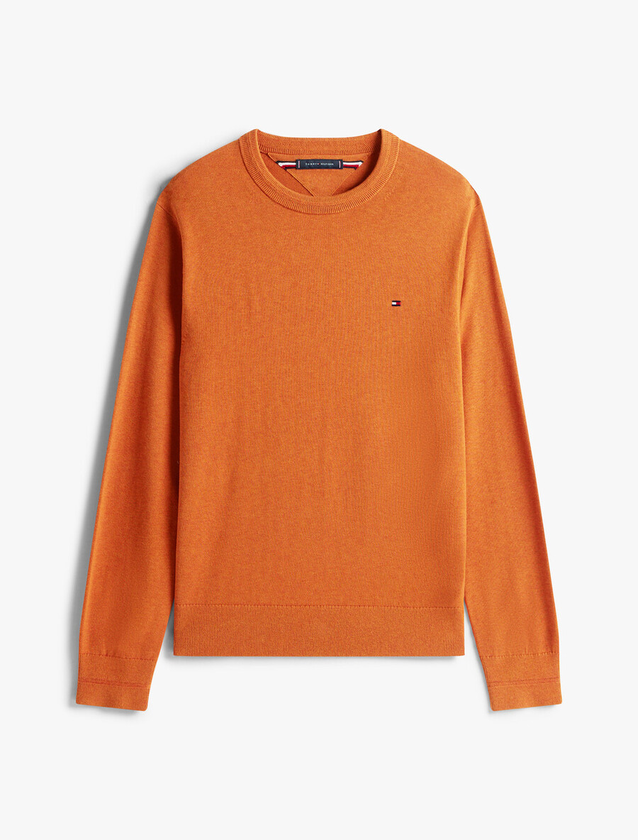 maglione in cotone seta e cashmere