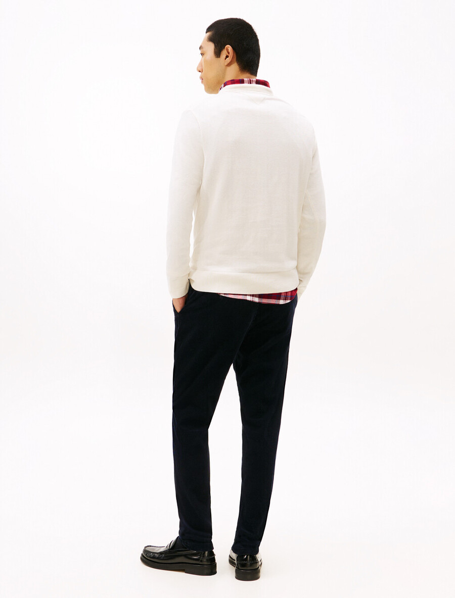 maglione in cotone seta e cashmere