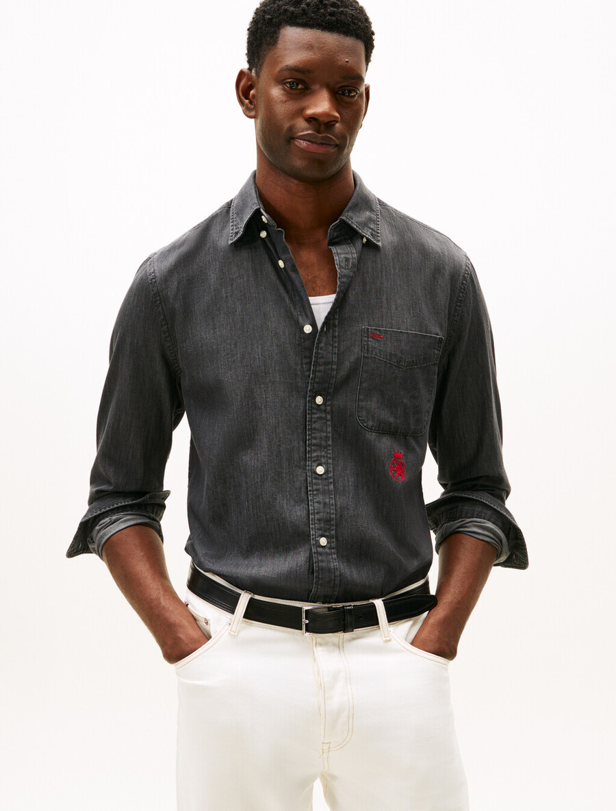 camicia in denim da lavoratore