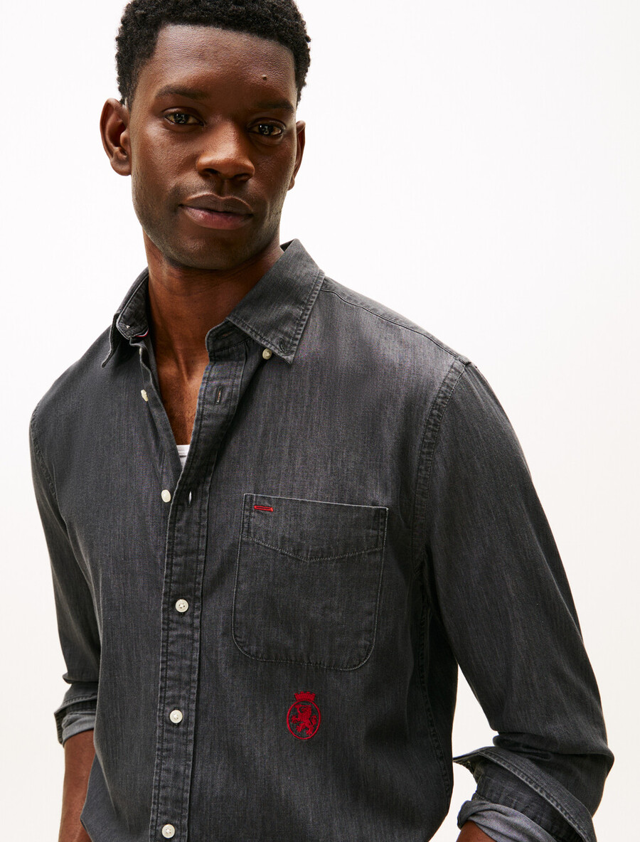 camicia in denim da lavoratore