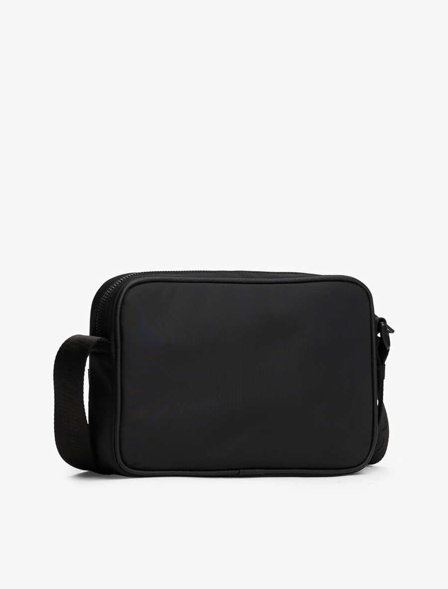 borsa a tracolla con logo in metallo