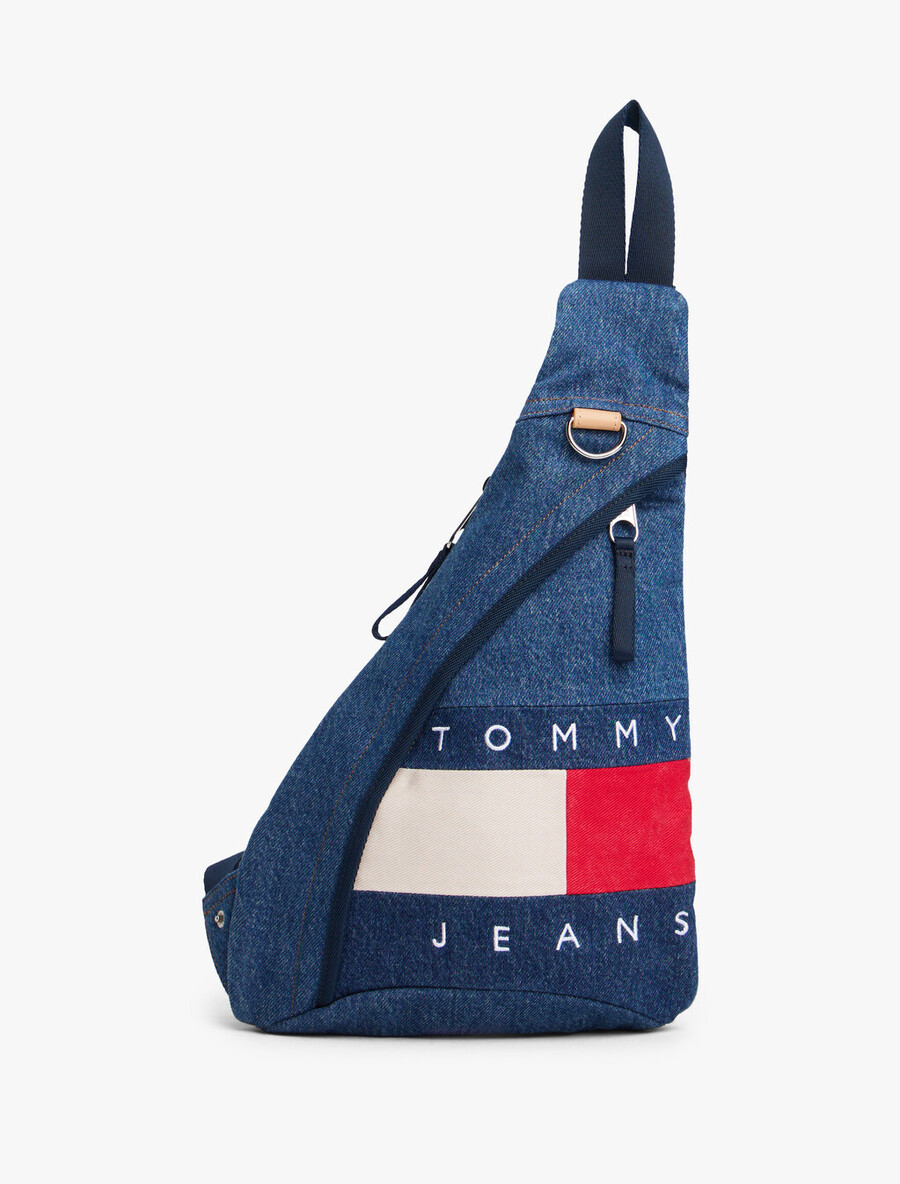 borsa a tracolla in denim archive