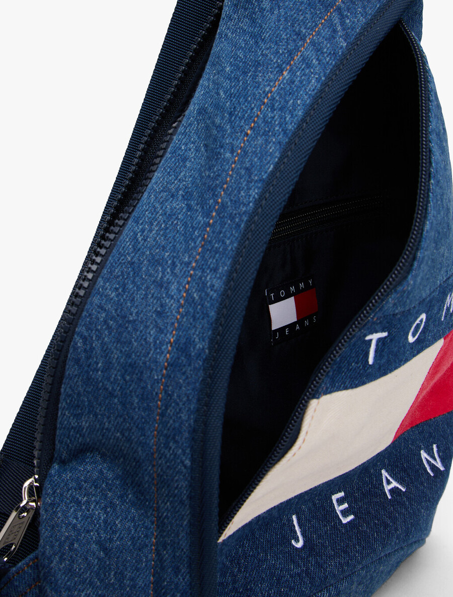 borsa a tracolla in denim archive