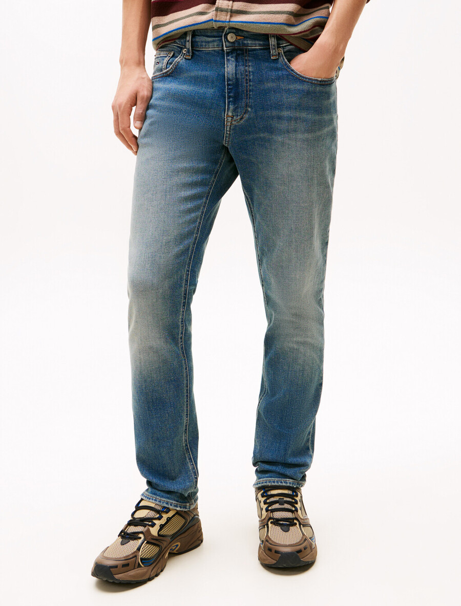 jeans aderenti sbiaditi scanton