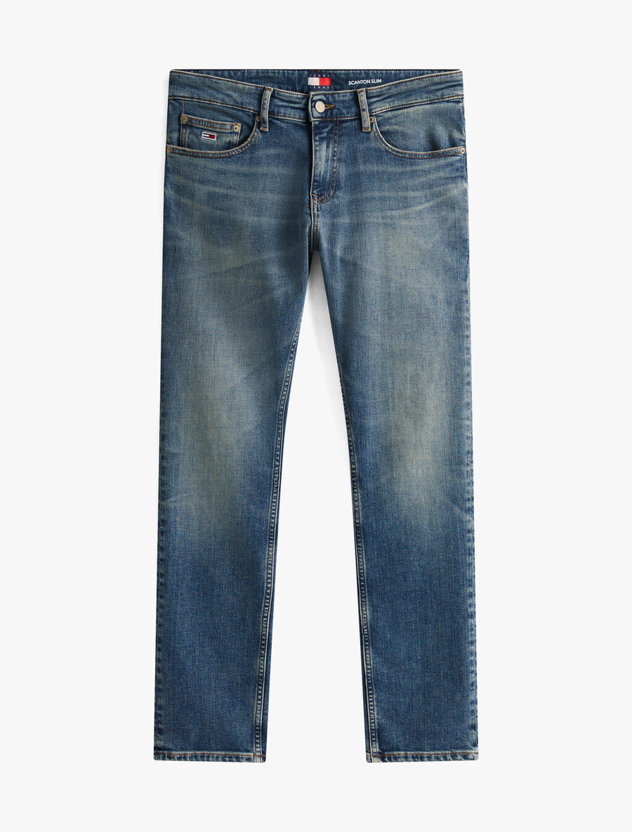 jeans aderenti sbiaditi scanton