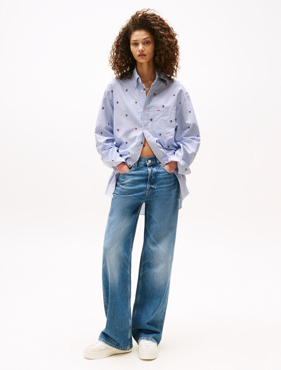 jeans tommy girl a vita bassa e rilassati