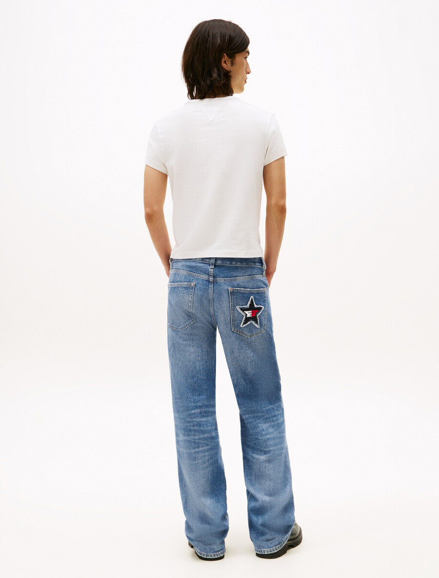 jeans tommy girl a vita bassa e rilassati