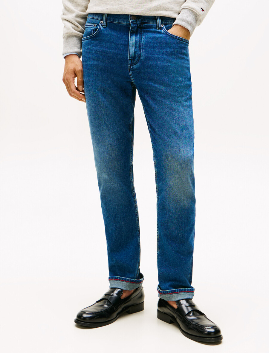 jeans dritti in cotone riciclato denton