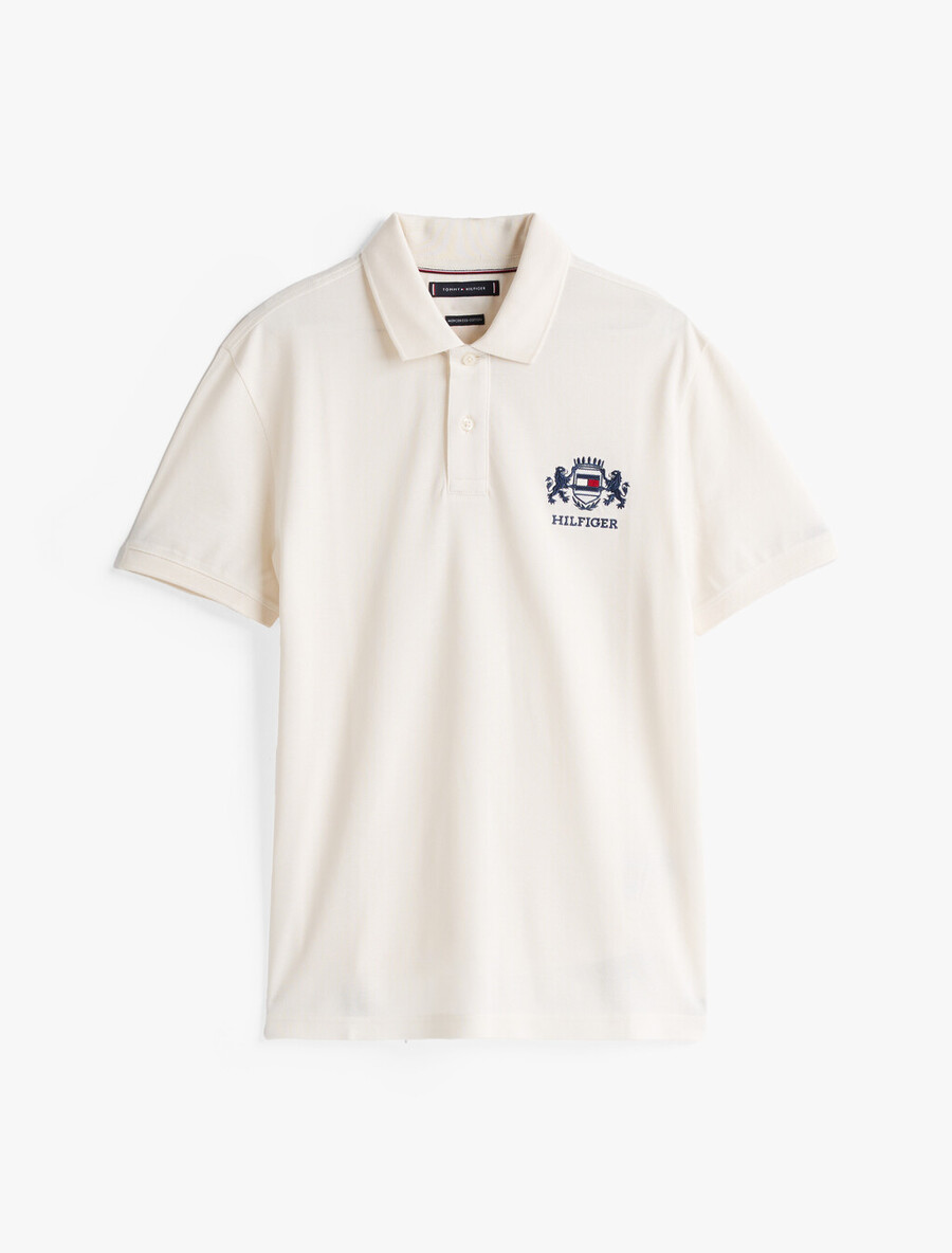 polo con ricamo del logo vestibilità regolare