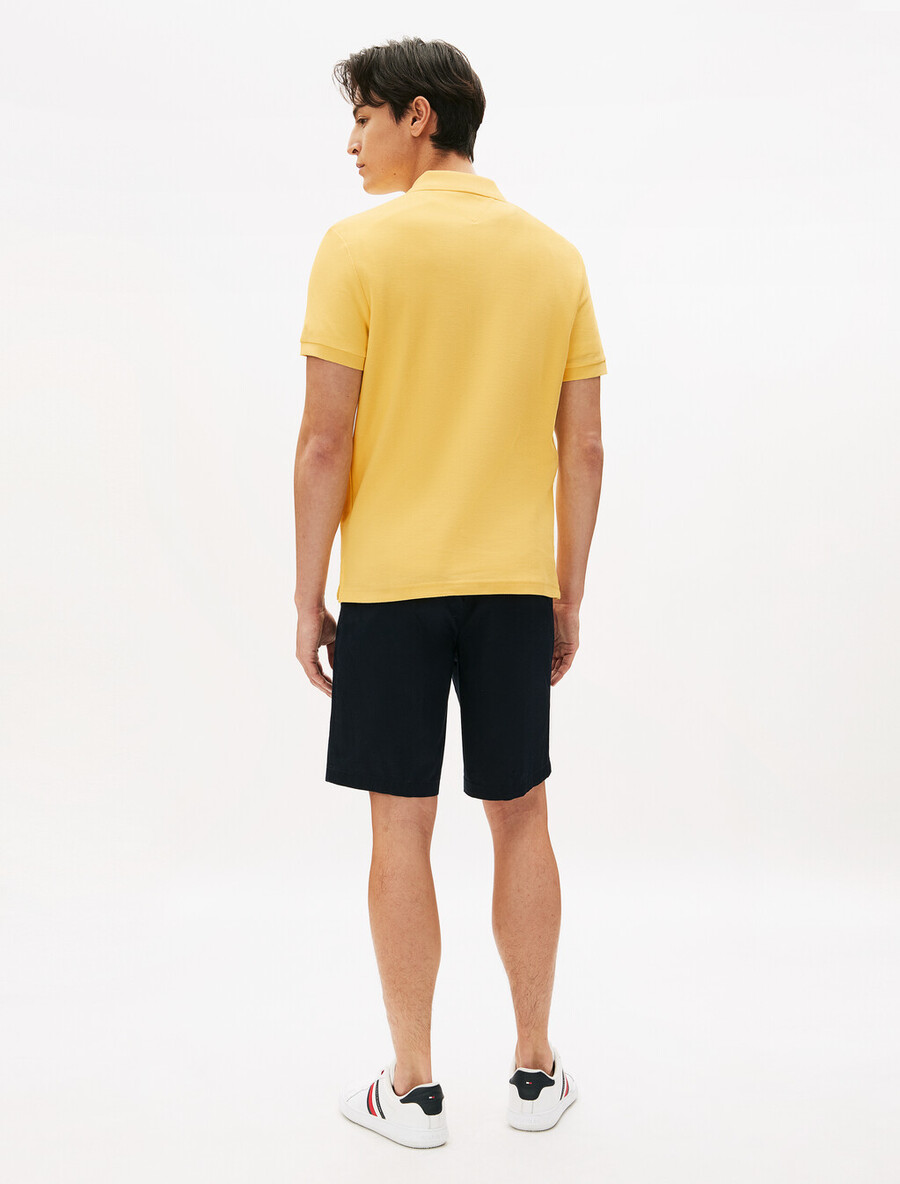 polo regolare con logo monogramma