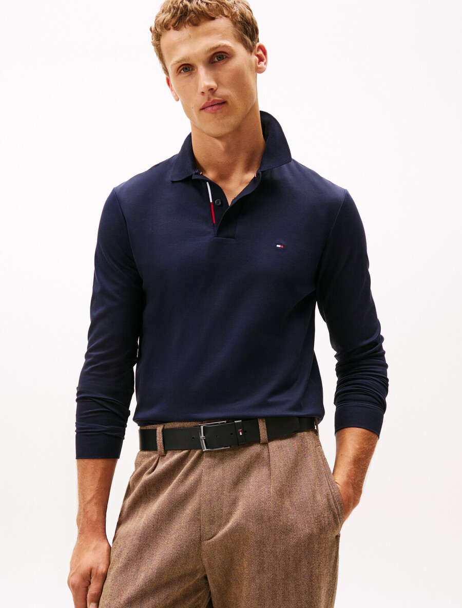 polo jacquard mercerizzato