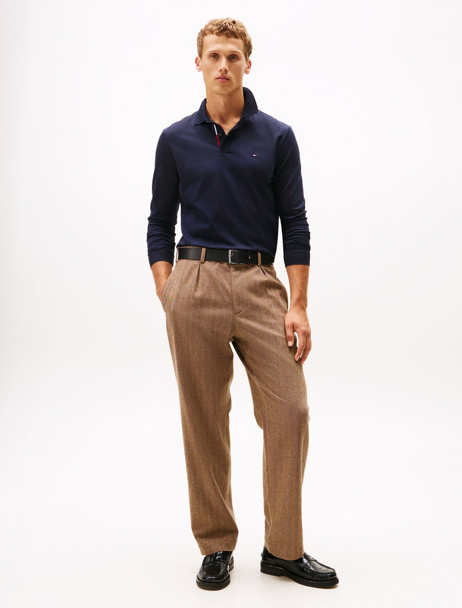 polo jacquard mercerizzato