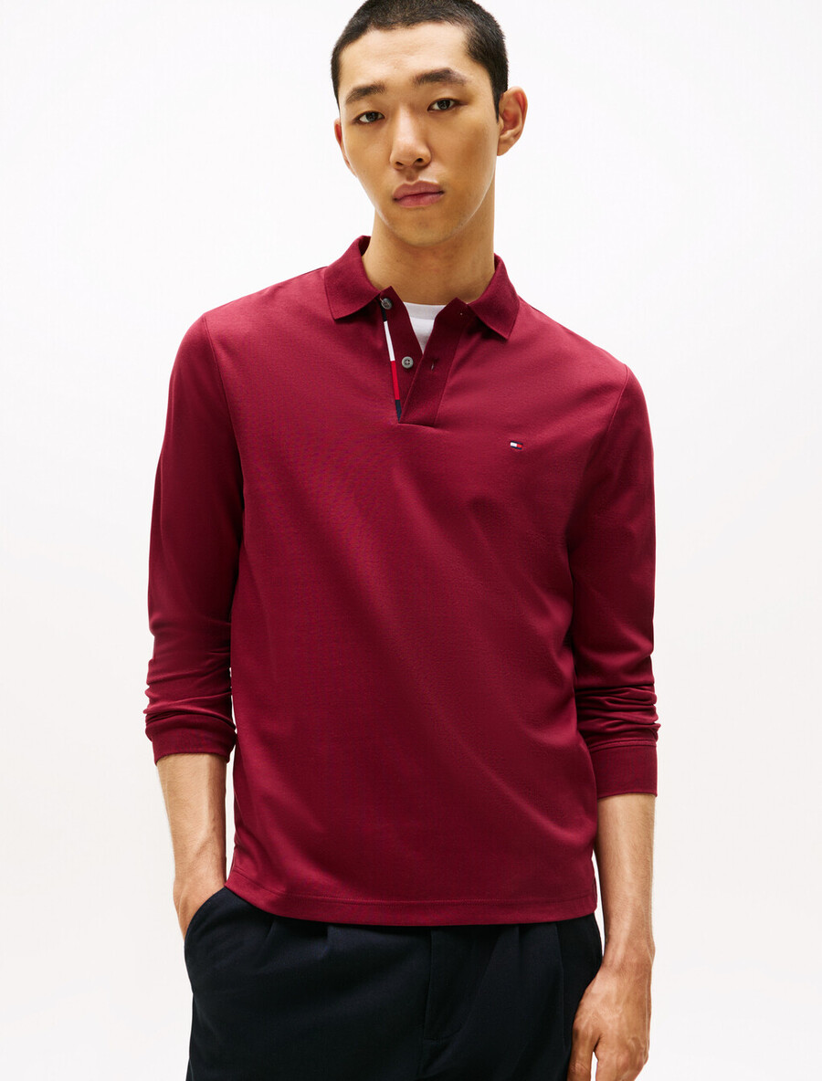 polo jacquard mercerizzato