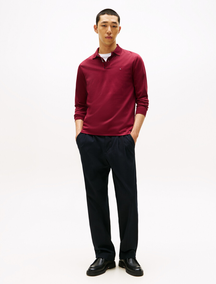 polo jacquard mercerizzato