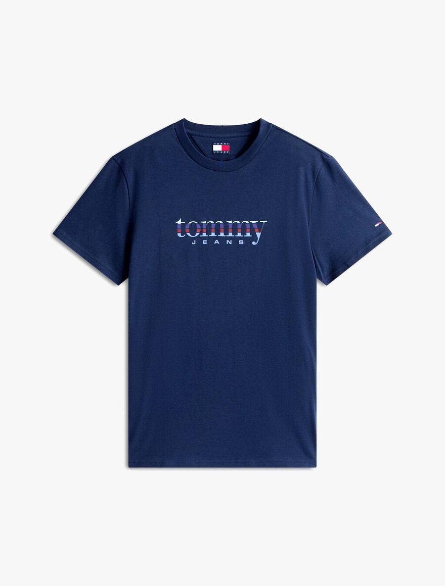 t-shirt slim in jersey con logo