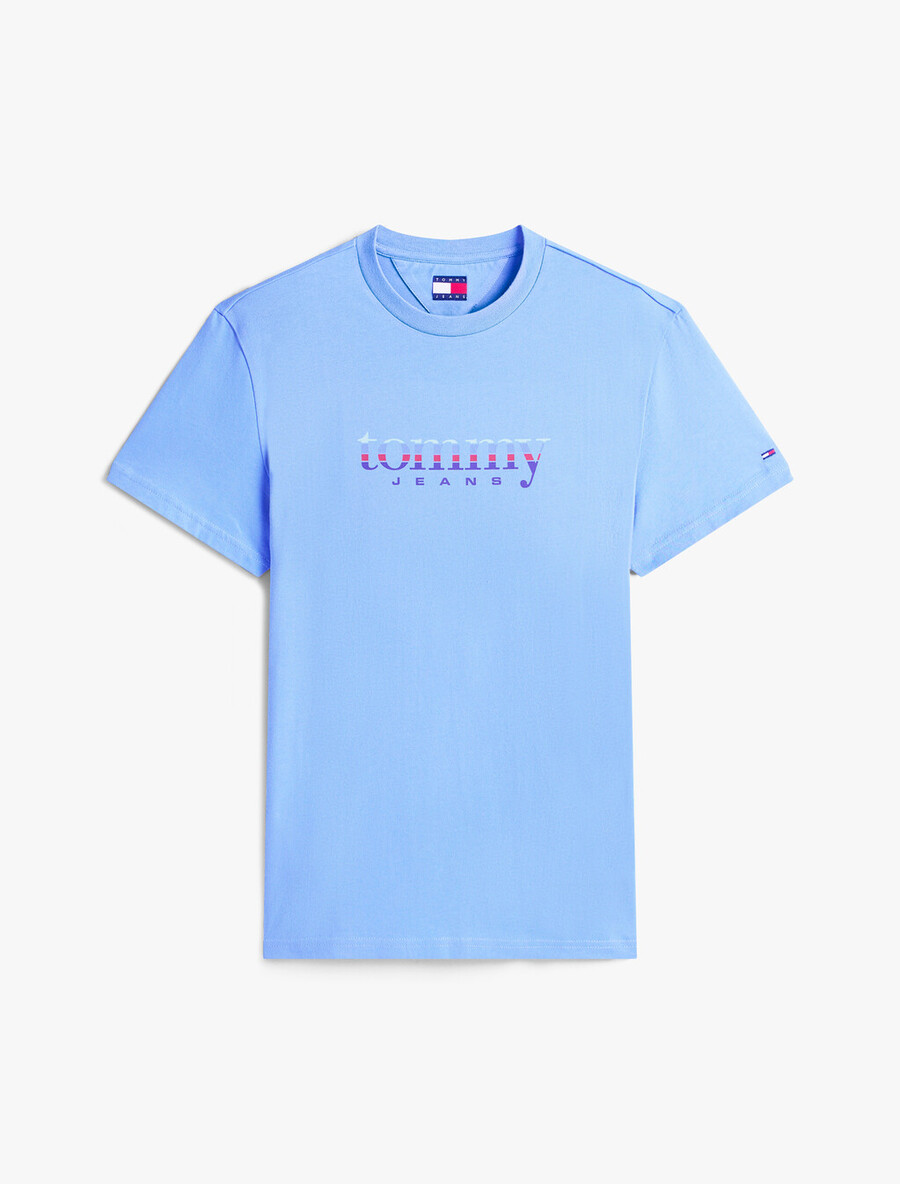 t-shirt slim in jersey con logo
