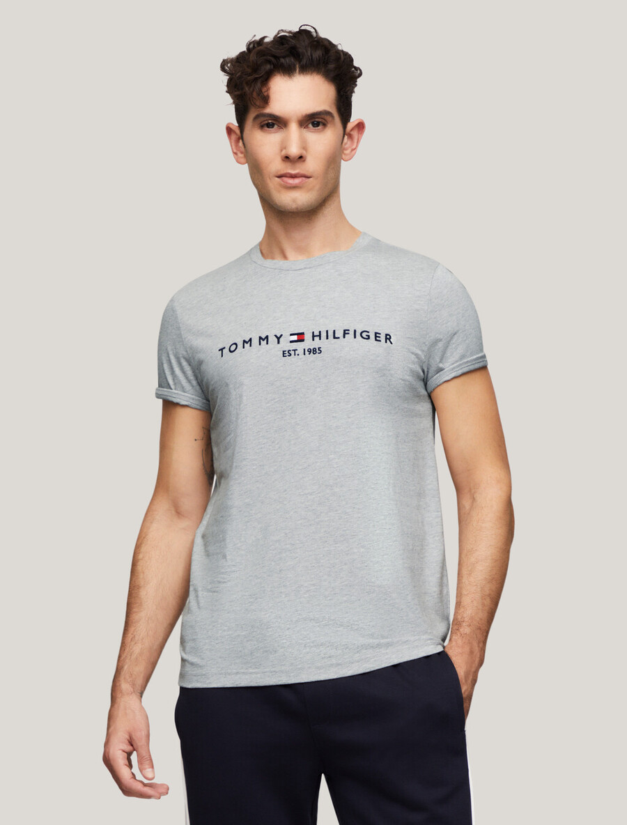maglietta con logo tommy core
