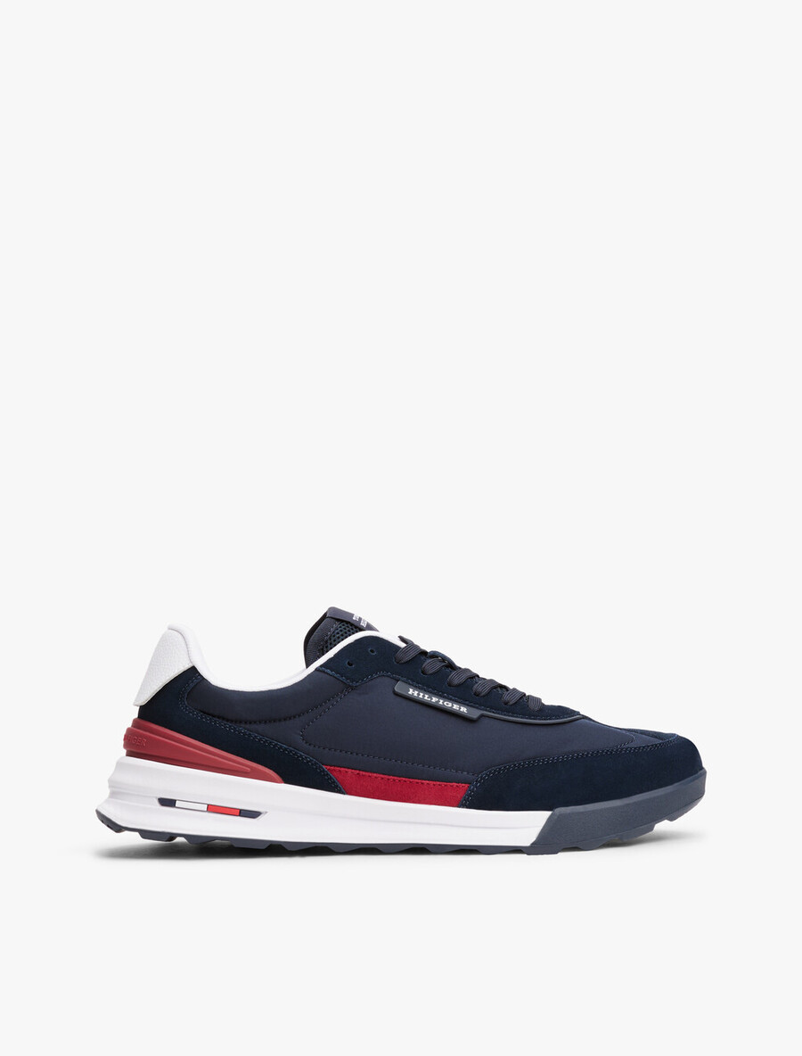 sneaker da corsa retrò in misto nylon